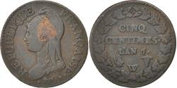 World Coins - Coin, France, Dupré, 5 Centimes, 1798, Lille, , Bronze, KM:640.11