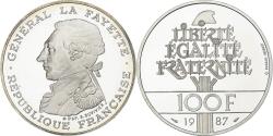 World Coins - France, 100 Francs, La Fayette, 1987, MDP, Proof, Silver, , KM:962a