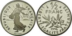 World Coins - Coin, France, Semeuse, 1/2 Franc, 1996, Paris, , Nickel, Gadoury:429a