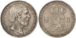 World Coins - Coin, Netherlands, William III, 2-1/2 Gulden, 1867, , Silver, KM:82