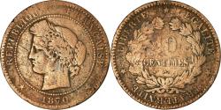World Coins - Coin, France, Cérès, 10 Centimes, 1870, Paris, Petit A, , Bronze