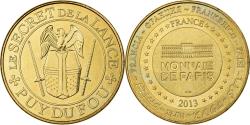 World Coins - France, Tourist token, Le secret de la Lance, Puy du Fou, 2013, MDP