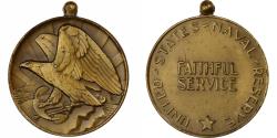 World Coins - United States of America, US Naval Reserve Faithful Service, WAR, Medal, Very