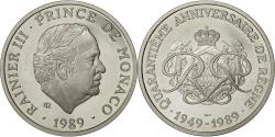 World Coins - Monaco, Medal, 40 ème Anniversaire de Rainier III, 1989, , Silver