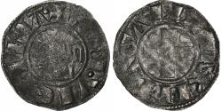 World Coins - Archbishopric of Vienne, Denier, ca. 1200-1250, Vienne, Billon,