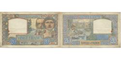 World Coins - France, 20 Francs, Science et Travail, 1941, 1941-10-30, EF(40-45)