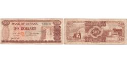 World Coins - Guyana, 10 Dollars, VF(20-25)