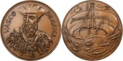 World Coins - France, Medal, Vasco de Gama, Bronze,