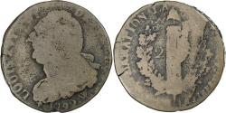 World Coins - France, Louis XVI, 2 Sols, 1792, Lille, Die Break, , Copper, Gadoury:25