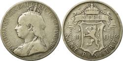 World Coins - Coin, Cyprus, 9 Piastres, 1901, , Silver, KM:6