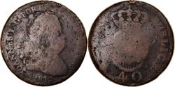 World Coins - Coin, Portugal, Jo, 40 Reis, Pataco, 1812, , Bronze, KM:345.1