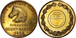 World Coins - France, Medal, Société Hippique Française, Concours Ouest-Nantes, 1883