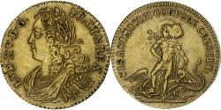 World Coins - France, Token, Louis XV, La prise de Fontarabie (pays Basque), Brass,