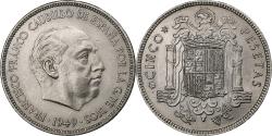 World Coins - Spain, Caudillo and regent, 5 Pesetas, 1950, Madrid, Nickel, , KM:778