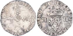 World Coins - Coin, France, Henri IV, 1/4 Ecu, Angers, , Silver, Duplessy:1224