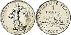 World Coins - Coin, France, Semeuse, Franc, 2000, Paris, , Nickel, KM:925.2, Gadoury:474