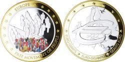 World Coins - France, Medal, Géants Euro, Politics, 2009, Free Movement of People,