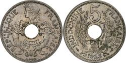 World Coins - FRENCH INDO-CHINA, 5 Cents, 1923, Paris, Copper-nickel, , KM:18