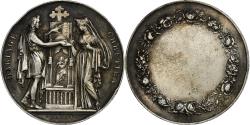 World Coins - France, Médaille de mariage, Religion, Mariage Chrétien, n.d., Silver
