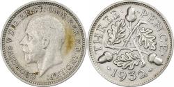 World Coins - United Kingdom, George V, 3 Pence, 1932, London, Silver,