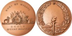 World Coins - France, Medal, Militaire, Duci et Militi, Ecole d'Etat Major, 1986,