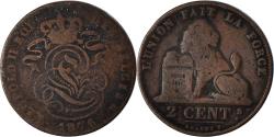 World Coins - Coin, Belgium, 2 Centimes, 1876