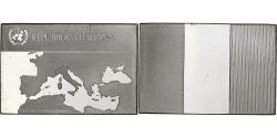 World Coins - France, Medal, United Nations Flags, Italia, Silver,