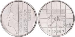World Coins - Coin, Netherlands, 25 Cents, 1985
