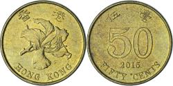 World Coins - Hong Kong, 50 Cents, 2015