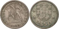 World Coins - Portugal, 2-1/2 Escudos, 1982, Copper-nickel, , KM:590