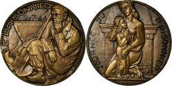 World Coins - France, Medal, Journée du Prisonnier, Politics, Society, War, 1944, Tschudin