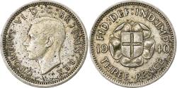 World Coins - Great Britain, George VI, 3 Pence, 1940, Silver, , KM:848
