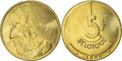 World Coins - Coin, Belgium, 5 Francs, 5 Frank, 1986, , Brass Or Aluminum-Bronze