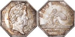 World Coins - France, Token, Louis Philippe I, Société d'Agriculture de l'Hérault, Caqué