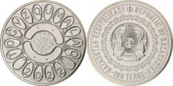 World Coins - Kazakhstan, 100 Tenge, Togyzqumalaq, 2022, Kazakhstan Mint, Nickel Silver