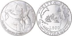 World Coins - Coin, VATICAN CITY, John Paul II, 500 Lire, 1992, Roma, FDC, , Silver