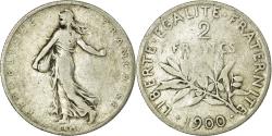 World Coins - Coin, France, Semeuse, 2 Francs, 1900, , Silver, Gadoury:532
