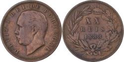 World Coins - Portugal, Luiz I, 20 Reis, 1883, Bronze, , KM:527