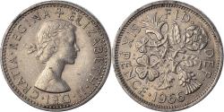 World Coins - Coin, Great Britain, 6 Pence, 1966