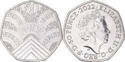 World Coins - Coin, Gibraltar, 50 Pence, 2022, Fierté., , Copper-nickel