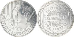 World Coins - France, 10 Euro, Provence-Alpes-Cote d'Azur, 2010, , Silver
