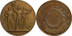 World Coins - France, Medal, Société mixte de tir de Stenay, Bronze, Bertrand,