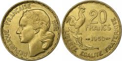 World Coins - France, 20 Francs, Guiraud, 1950, Paris, Aluminum-Bronze, , KM:916.1