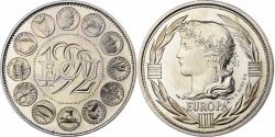World Coins - France, Medal, Ecu Europa, 1992, MDP, Copper-nickel, Rodier,