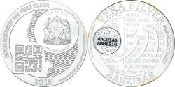World Coins - Coin, Tanzania, Zanzibar, 1000 Shillings, 1 Vera Silver Oz, 2015,