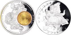 World Coins - Luxembourg, Medal, 2002, Union Européenne, , Copper Plated Silver