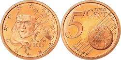 World Coins - France, 5 Euro Cent, 2003, BE, , Copper Plated Steel, KM:1284