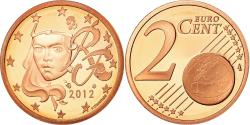 World Coins - France, 2 Euro Cent, 2012, BE, , Copper Plated Steel, KM:1283