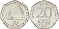 World Coins - Coin, Sri Lanka, 70th Anniversary of the Central Bank of Sri Lanka, 20 Rupees