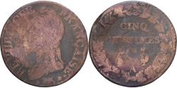 World Coins - Coin, France, Dupré, 5 Centimes, AN 7, Paris, , Copper, Gadoury:126